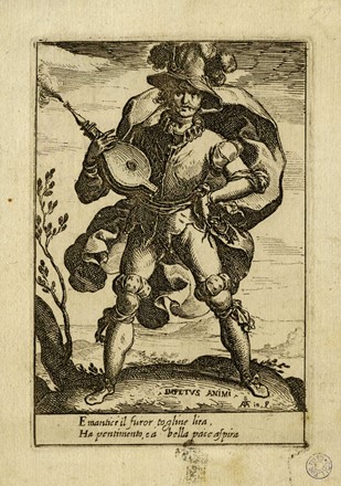  Raffaello Schiaminossi  (Borgo San Sepolcro, ) : Vir sanguineus / Impetus animi.  - Auction Arte Antica, Moderna e Contemporanea [parte I] - Libreria Antiquaria Gonnelli - Casa d'Aste - Gonnelli Casa d'Aste