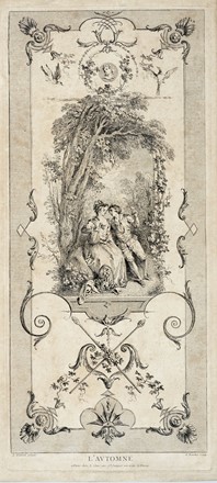  Franois Boucher  (Parigi, 1703 - 1770) : Le Printemps / L'Et / L'Automne / L'Hiver.  [..]