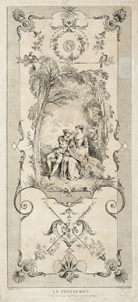  Franois Boucher  (Parigi, 1703 - 1770) : Le Printemps / L'Et / L'Automne / L'Hiver.  [..]
