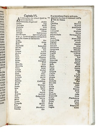  Pigafetta Antonio : Il viaggio fatti da gli Spagniuoli a torno a' l mondo. Americana, Geografia e viaggi, Storia, Diritto e Politica  - Auction Books, Autographs and Manuscripts - Libreria Antiquaria Gonnelli - Casa d'Aste - Gonnelli Casa d'Aste