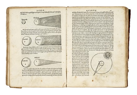  Piccolomini Alessandro : De la sfera del mondo. Libri quattro in lingua toscana [...] De le stelle fisse. Libro uno con le sue figure, e con le sue tavole... Scienze tecniche e matematiche, Astronomia  - Auction Books, Autographs and Manuscripts - Libreria Antiquaria Gonnelli - Casa d'Aste - Gonnelli Casa d'Aste