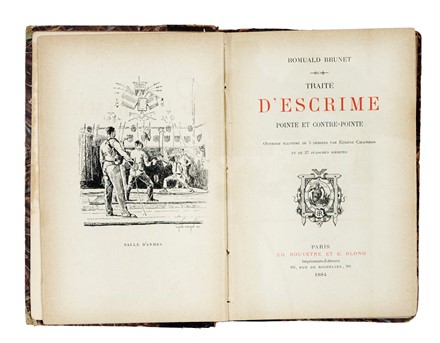  Saint-Martin Jean : L'art de faire des armes reduit a ses vrais principes... Scherma, Altri sport - giochi e passatempi  Romuald Brunet  - Auction Books, Autographs and Manuscripts - Libreria Antiquaria Gonnelli - Casa d'Aste - Gonnelli Casa d'Aste