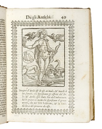  Cartari Vincenzo : Seconda novissima editione delle imagini de gli dei delli antichi... Mitologia, Figurato  Lorenzo Pignoria, Cesare Malfatti  - Auction Books, Autographs and Manuscripts - Libreria Antiquaria Gonnelli - Casa d'Aste - Gonnelli Casa d'Aste