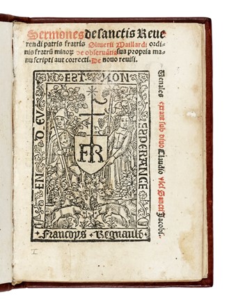  Maillard Olivier : Sermones de sanctis Reverendi patris fratris Oliuerii Maillardi [...] De novo revisi. Agiografia, Religione, Religione  - Auction Books, Autographs and Manuscripts - Libreria Antiquaria Gonnelli - Casa d'Aste - Gonnelli Casa d'Aste