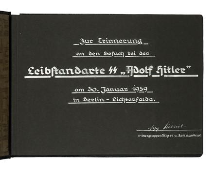  Nazismo, Storia, Diritto e Politica : Album fotografico della caserma berlinese della divisione Leibstandarte SS ? Adolf Hitler.  - Auction Books, Autographs and Manuscripts - Libreria Antiquaria Gonnelli - Casa d'Aste - Gonnelli Casa d'Aste