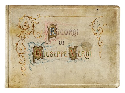  Giuseppe Verdi  (Roncole Verdi, 1813 - Milano, 1901) : Ricordi di Giuseppe Verdi. 10 albumine.  - Auction Books, Autographs and Manuscripts - Libreria Antiquaria Gonnelli - Casa d'Aste - Gonnelli Casa d'Aste