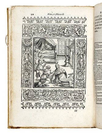  Frigerio Ambrogio : Vita e miracoli del gloriosissimo S. Nicola di Tolentino... Agiografia  - Auction Books, Autographs and Manuscripts - Libreria Antiquaria Gonnelli - Casa d'Aste - Gonnelli Casa d'Aste