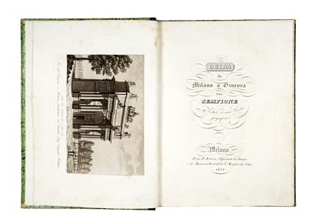  Artaria Ferdinando : Guida da Milano a Ginevra pel Sempione... Geografia e viaggi, Guida illustrata, Storia locale, Geografia e viaggi, Storia, Diritto e Politica  - Auction Books, Autographs and Manuscripts - Libreria Antiquaria Gonnelli - Casa d'Aste - Gonnelli Casa d'Aste