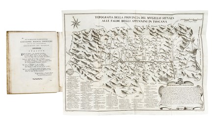 Brocchi Giuseppe Maria : Descrizione della provincia del Mugello con la carta geografica del medesimo... Geografia e viaggi, Storia locale, Storia, Diritto e Politica  - Auction Books, Autographs and Manuscripts - Libreria Antiquaria Gonnelli - Casa d'Aste - Gonnelli Casa d'Aste