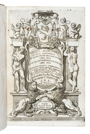  Aldrovandi Ulisse : De quadrupedibus digitatis viviparis libri tres et de quadrupedibus digitatis oviparis libri duo...  - Auction Books, Autographs and Manuscripts - Libreria Antiquaria Gonnelli - Casa d'Aste - Gonnelli Casa d'Aste