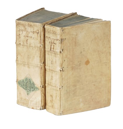  Agrippa von Nettesheim Heinrich Cornelius : Opera, in duos tomos concinne digesta, & nunc denu� sublatis omnibus mendis... Filosofia, Astrologia, Occultismo, Occultismo  - Auction Books, Autographs and Manuscripts - Libreria Antiquaria Gonnelli - Casa d'Aste - Gonnelli Casa d'Aste