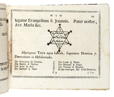 Ritus Romanus sive Rituale Romanum Pont. Max. Pii V. Pars III. pro elevando Thesauro. Occultismo  - Auction Books, Autographs and Manuscripts - Libreria Antiquaria Gonnelli - Casa d'Aste - Gonnelli Casa d'Aste