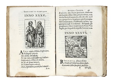  Bramicelli Guglielmo : Inni che si cantano tutto l'anno alle hore canoniche... Musica, Religione, Musica, Teatro, Spettacolo  - Auction Books, Autographs and Manuscripts - Libreria Antiquaria Gonnelli - Casa d'Aste - Gonnelli Casa d'Aste