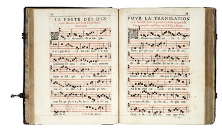  Bourbon Jeanne Baptiste de : Chant des offices propres de l'Ordre de Font-Eurauld... Musica, Religione, Musica, Teatro, Spettacolo  - Auction Books, Autographs and Manuscripts - Libreria Antiquaria Gonnelli - Casa d'Aste - Gonnelli Casa d'Aste