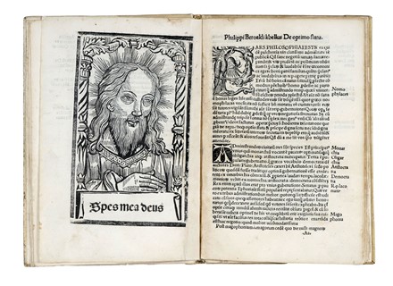  Beroaldo Filippo : [Declamatio philosophi medici et oratoris.] Philippi Beroaldi Opusculum eruditum Quo continetur Declamatio Philosophi Medici & Oratoris De excellentia disceptantium. Incunabolo, Figurato, Religione, Collezionismo e Bibliografia, Collezionismo e Bibliografia  - Auction Books, Autographs and Manuscripts - Libreria Antiquaria Gonnelli - Casa d'Aste - Gonnelli Casa d'Aste