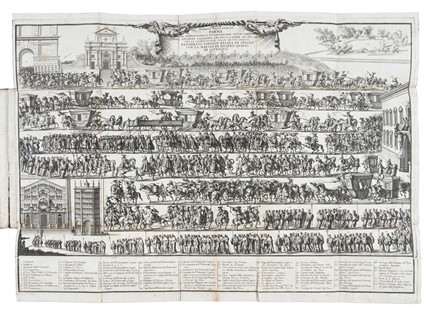  Maggiali Giuseppe : Ragguaglio delle nozze delle maest� di Filippo Quinto, e di Elisabetta Farnese... Storia, Feste - Folklore - Giochi - Sport, Figurato  Francesco Domenico Maria Francia  (Bologna, 1657 - 1735)  - Auction Books, Autographs and Manuscripts - Libreria Antiquaria Gonnelli - Casa d'Aste - Gonnelli Casa d'Aste