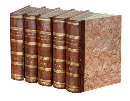  Richa Giuseppe : Notizie istoriche delle chiese fiorentine divise ne' suoi quartieri [...]. Tomo Primo (-decimo postumo ed ultimo). Storia locale, Architettura, Religione, Storia, Diritto e Politica  - Auction Books, Autographs and Manuscripts - Libreria Antiquaria Gonnelli - Casa d'Aste - Gonnelli Casa d'Aste