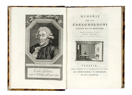 Goldoni Carlo : Opere teatrali [...] con rami allusivi. Tomo Primo (-quadragesimoquarto). Memorie. Tomo primo (-terzo). Teatro, Letteratura italiana, Musica, Teatro, Spettacolo, Letteratura  Pietro Antonio Novelli  (Venezia, 1729 - 1804), Giuliano Zuliani  - Auction Books, Autographs and Manuscripts - Libreria Antiquaria Gonnelli - Casa d'Aste - Gonnelli Casa d'Aste