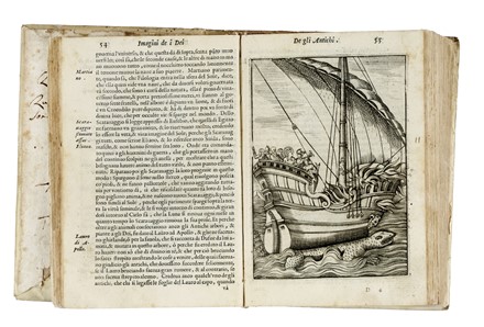  Cartari Vincenzo : Le imagini de i dei degli antichi... Figurato, Arte, Collezionismo e Bibliografia  - Auction Libri, Autografi e Manoscritti - Libreria Antiquaria Gonnelli - Casa d'Aste - Gonnelli Casa d'Aste