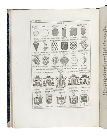  Ginanni Marco Antonio : L'arte del blasone dichiarata per alfabeto...  Pietro Monaco  (Belluno, 1707 - Venezia, 1772), Andrea Barbiani  (1709 - 1779)  - Asta Libri, autografi e manoscritti - Libreria Antiquaria Gonnelli - Casa d'Aste - Gonnelli Casa d'Aste