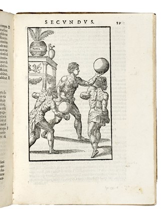  Mercuriale Girolamo : De arte gymnastica libri sex... Feste - Folklore - Giochi - Sport, Altri sport - giochi e passatempi, Figurato  - Auction Books, Autographs and Manuscripts - Libreria Antiquaria Gonnelli - Casa d'Aste - Gonnelli Casa d'Aste