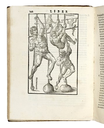  Mercuriale Girolamo : De arte gymnastica libri sex... Feste - Folklore - Giochi - Sport, Altri sport - giochi e passatempi, Figurato  - Auction Books, Autographs and Manuscripts - Libreria Antiquaria Gonnelli - Casa d'Aste - Gonnelli Casa d'Aste