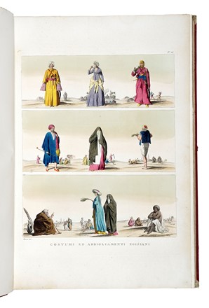  Segato Girolamo, Valeriani Domenico : Atlante del Basso e Alto Egitto [...] illustrato sui disegni di Denon... Egittologia, Figurato, Atlanti, Storia, Diritto e Politica, Collezionismo e Bibliografia, Geografia e viaggi  Dominique Vivant Denon  (Givry, 1747 - Parigi, 1825)  - Auction Books, Autographs and Manuscripts - Libreria Antiquaria Gonnelli - Casa d'Aste - Gonnelli Casa d'Aste