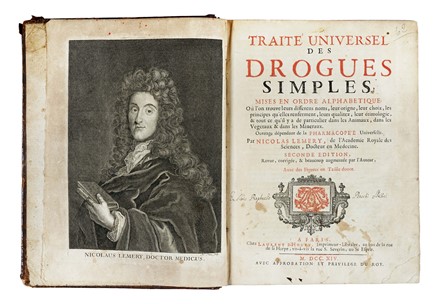  Lemery Nicolas : Trait� universel des drogues simples... Farmacologia  - Auction Books, Autographs and Manuscripts - Libreria Antiquaria Gonnelli - Casa d'Aste - Gonnelli Casa d'Aste