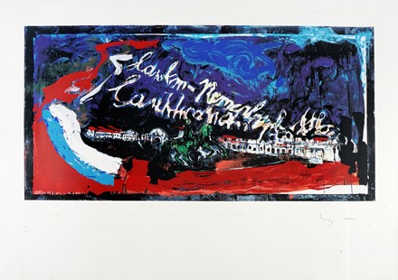  Mario Schifano  (Homs, 1934 - Roma, 1998) : Cartella di 3 incisioni.  - Asta Arte Antica, Moderna e Contemporanea [parte II] - Libreria Antiquaria Gonnelli - Casa d'Aste - Gonnelli Casa d'Aste