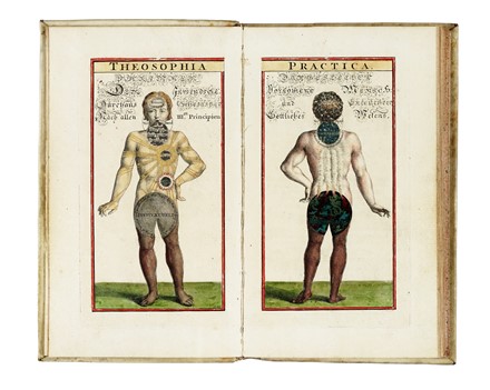  Graber Johann Georg, Gichtel Johann Georg : (Theosophia Practica). Eine kurtze Er�fnung und Anweisung der dreyen Principien und Welten im Menschen... Occultismo  - Auction Books, Autographs and Manuscripts - Libreria Antiquaria Gonnelli - Casa d'Aste - Gonnelli Casa d'Aste