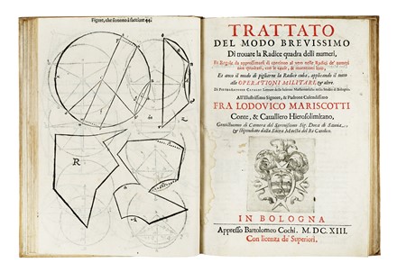  Cataldi Pietro Antonio : Trattato della quadratura del cerchio dove si esamina un nuovo modo di quadrarlo per numeri... Geometria, Scienze tecniche e matematiche, Scienze tecniche e matematiche  - Auction Books, Autographs and Manuscripts - Libreria Antiquaria Gonnelli - Casa d'Aste - Gonnelli Casa d'Aste