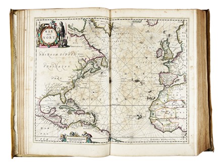  Janssonius Johannes : Cinquiesme partie du grand atlas contenant une parfaicte description du monde maritime... Atlanti, Geografia e viaggi  - Auction Books, Autographs and Manuscripts - Libreria Antiquaria Gonnelli - Casa d'Aste - Gonnelli Casa d'Aste