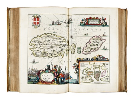  Janssonius Johannes : Cinquiesme partie du grand atlas contenant une parfaicte description du monde maritime... Atlanti, Geografia e viaggi  - Auction Books, Autographs and Manuscripts - Libreria Antiquaria Gonnelli - Casa d'Aste - Gonnelli Casa d'Aste