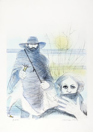  Autori vari : Lotto konvolut composto di 48 stampe e disegni dei secoli XIX, XX e XXI.  Vairo Mongatti  (Firenze, 1934), Orfeo Tamburi  (Jesi, 1810 - Parigi, 1994), Tono Zancanaro  (Padova, 1906 - 1985), Mario Chianese, Alberto Manfredi  (Reggio Emilia, 1930 - 2001), Marcello Guasti  (Firenze, 1924 - 2019), Enzo Faraoni  (Santo Stefano Magra,  - La Spezia, ), Guido Borgianni  (New York, 1915 - Firenze, 1995)  - Auction Arte Antica, Moderna e Contemporanea [parte II] - Libreria Antiquaria Gonnelli - Casa d'Aste - Gonnelli Casa d'Aste