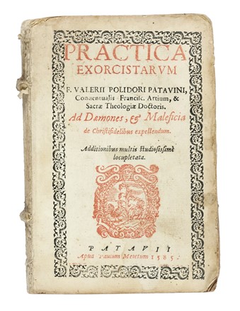  Virgilio Polidoro : Practica exorcistarum [...] Ad daemones, & maleficia de christifidelibus expellendum...  - Asta Libri, autografi e manoscritti - Libreria Antiquaria Gonnelli - Casa d'Aste - Gonnelli Casa d'Aste