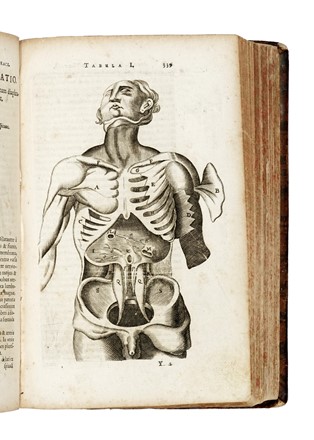  Bartholin Thomas : Anatome quartum renovata... Anatomia, Medicina, Figurato  - Auction Libri, Autografi e Manoscritti - Libreria Antiquaria Gonnelli - Casa d'Aste - Gonnelli Casa d'Aste