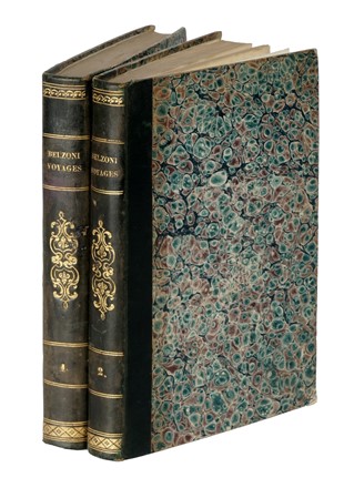  Belzoni Giovanni Battista : Voyages en Egypte et en Nubie... Tomo I [-II]. Egittologia, Geografia e viaggi, Storia, Diritto e Politica  - Auction Books, Autographs and Manuscripts - Libreria Antiquaria Gonnelli - Casa d'Aste - Gonnelli Casa d'Aste