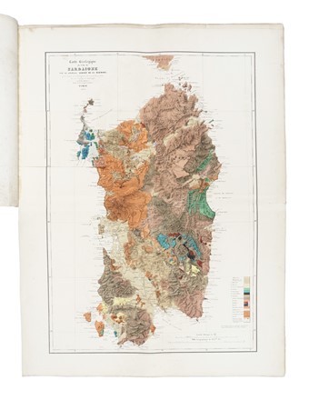  Della Marmora Alberto : Voyage en Sardaigne [...] Atlas de la troisieme partie. Geologie. Geografia e viaggi, Atlanti, Geografia e viaggi  - Auction Books, Autographs and Manuscripts - Libreria Antiquaria Gonnelli - Casa d'Aste - Gonnelli Casa d'Aste
