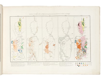  Della Marmora Alberto : Voyage en Sardaigne [...] Atlas de la troisieme partie. Geologie. Geografia e viaggi, Atlanti, Geografia e viaggi  - Auction Books, Autographs and Manuscripts - Libreria Antiquaria Gonnelli - Casa d'Aste - Gonnelli Casa d'Aste