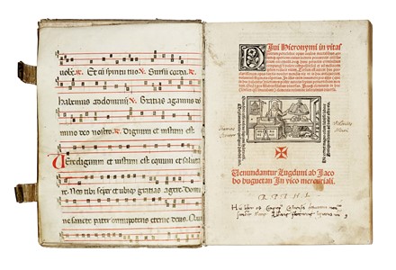  Hieronymus (santo) : Diui Hieronymi in vitaspatrum percelebre opus oculos mortalibus celumque aperiens... Incunabolo, Agiografia, Figurato, Religione, Storia locale, Collezionismo e Bibliografia, Religione, Collezionismo e Bibliografia, Storia, Diritto e Politica  Francesco d'Assisi (santo), Aurelius (santo) Augustinus, Benedictus (santo), Basilius Caesariensis (santo) Basilius Caesariensis (santo), Giovanni Francesco da Brescia  - Auction Books, Autographs and Manuscripts - Libreria Antiquaria Gonnelli - Casa d'Aste - Gonnelli Casa d'Aste