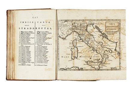 Le porte-feuille necessaire a tous les seigneurs qui font le tour d'Italie... | Il portafoglio necessario a tutti quelli che fanno il giro d'Italia... Guida illustrata, Geografia e viaggi  - Auction Books, Autographs and Manuscripts - Libreria Antiquaria Gonnelli - Casa d'Aste - Gonnelli Casa d'Aste