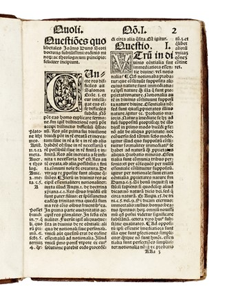  Duns Scotus Ioannes : Questiones quolibetales... Diritto  - Auction Books, Autographs and Manuscripts - Libreria Antiquaria Gonnelli - Casa d'Aste - Gonnelli Casa d'Aste