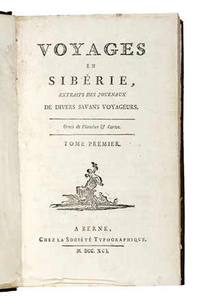  Pallas Peter Simon : Voyages en Siberie... Tomo I [-II]. Geografia e viaggi, Figurato, Collezionismo e Bibliografia  - Auction Books, Autographs and Manuscripts - Libreria Antiquaria Gonnelli - Casa d'Aste - Gonnelli Casa d'Aste