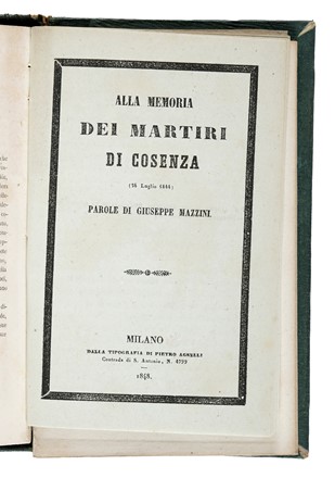 Raccolta di oltre 100 tra opuscoli di ambito storico (anche Risorgimento), letterario, volantini di propaganda e pubblicazioni per nozze. Storia, Storia, Diritto e Politica  - Auction Books, Autographs and Manuscripts - Libreria Antiquaria Gonnelli - Casa d'Aste - Gonnelli Casa d'Aste