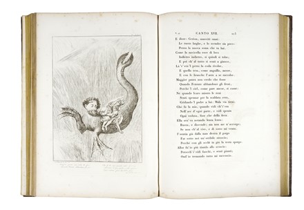  Alighieri Dante : La Divina commedia [...] con tavole in rame. Tomo I (-IV). Dantesca, Figurato, Letteratura classica, Letteratura, Collezionismo e Bibliografia, Letteratura  - Auction Books, Autographs and Manuscripts - Libreria Antiquaria Gonnelli - Casa d'Aste - Gonnelli Casa d'Aste
