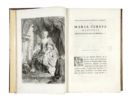  Tasso Torquato : La Gerusalemme liberata [...] Con le figure di Giambatista Piazzetta alla sacra real maest� di Maria Teresa d'Austria... Letteratura italiana, Figurato, Letteratura, Collezionismo e Bibliografia  Giovanni Battista Piazzetta  (Venezia, 1683 - 1754)  - Auction Books, Autographs and Manuscripts - Libreria Antiquaria Gonnelli - Casa d'Aste - Gonnelli Casa d'Aste