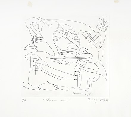  Autori vari : Lotto composto di 4 incisioni.  Enrico Baj  (Milano, 1924 - Vergiate, 2003), Luigi Veronesi  (Milano, 1908 - 1998), Giorgio Griffa  (Torino, 1936), Salvatore Scarpitta  (New York, 1919 - 2007)  - Asta Arte Antica, Moderna e Contemporanea [parte II] - Libreria Antiquaria Gonnelli - Casa d'Aste - Gonnelli Casa d'Aste