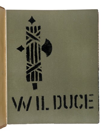 Sironi Mario : Viva il Duce. 23 marzo 1919. Fascismo  - Auction Books, Autographs and Manuscripts - Libreria Antiquaria Gonnelli - Casa d'Aste - Gonnelli Casa d'Aste