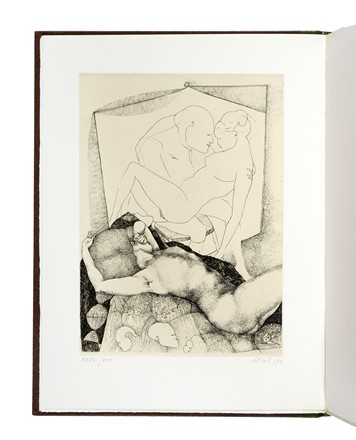  Goethe Johann Wolfgang von : Poesie. Libro d'Artista, Collezionismo e Bibliografia  Diego Valeri, Ugo Attardi  (Sori, 1923 - Roma, 2006)  - Auction Books, Autographs and Manuscripts - Libreria Antiquaria Gonnelli - Casa d'Aste - Gonnelli Casa d'Aste