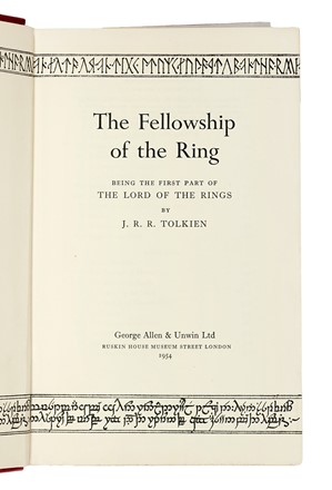  Tolkien J. R. R. : The Lord of the Rings. Part I (-III). Letteratura  - Auction Books, Autographs and Manuscripts - Libreria Antiquaria Gonnelli - Casa d'Aste - Gonnelli Casa d'Aste